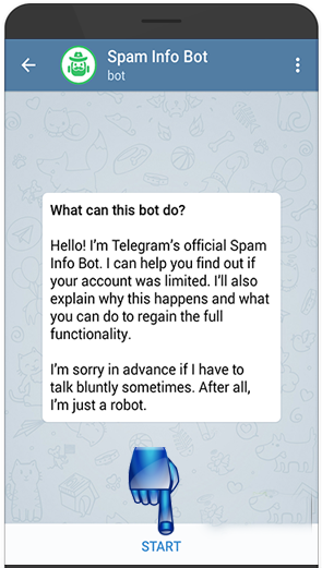 کامل ترین آموزش رفع ریپورت تلگرام توسط ربات SpamBot@